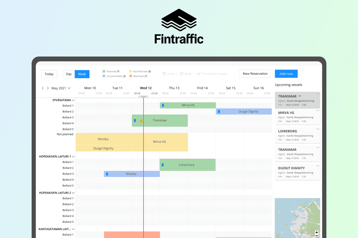 Fintraffic — Predictive Berth Planning Tool