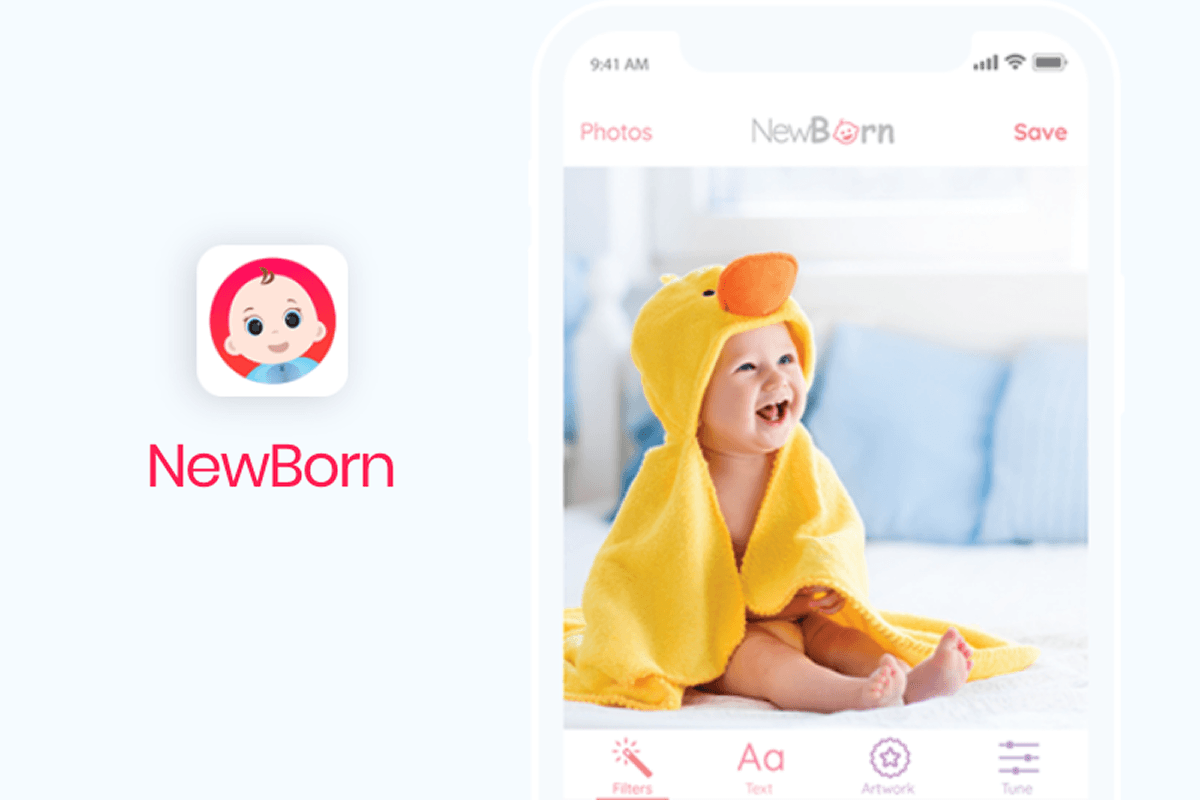 NewBorn — Baby Photo Editor and Share
